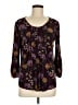 Daniel Rainn Purple 3/4 Sleeve Blouse Size M - photo 1