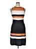 Unbranded 100% Polyester Color Block Orange Casual Dress Size XL - photo 1