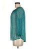 St. John's Bay 100% Polyester Teal 3/4 Sleeve Blouse Size M - photo 5