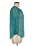 St. John's Bay 100% Polyester Teal 3/4 Sleeve Blouse Size M - photo 4