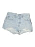 Levi's 100% Cotton Blue Denim Shorts Size 27 waist - photo 1