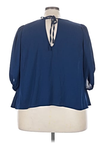 ELOQUII 3/4 Sleeve Blouse (view 2)