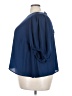 ELOQUII 100% Polyester Blue 3/4 Sleeve Blouse Size 26 - photo 5