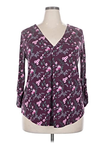 41Hawthorn 3/4 Sleeve Blouse (view 1)