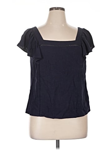 Skies Are Blue Short Sleeve Top (view 1)