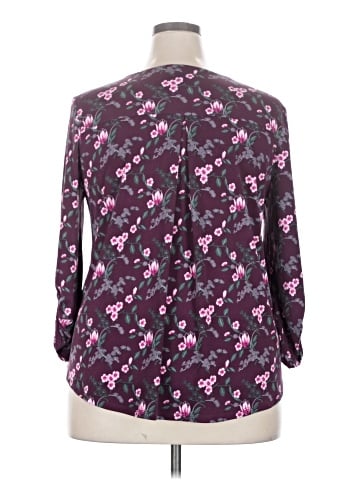 41Hawthorn 3/4 Sleeve Blouse (view 2)