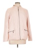 Christopher & Banks 100% Polyurethane Solid Pink Jacket Size L - photo 1