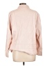 Christopher & Banks 100% Polyurethane Solid Pink Jacket Size L - photo 2