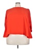 ELOQUII 100% Polyester Orange 3/4 Sleeve Blouse Size 26 - photo 1