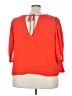 ELOQUII 100% Polyester Orange 3/4 Sleeve Blouse Size 26 - photo 2