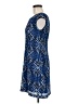 Connected Apparel Graphic Blue Cocktail Dress Size 6 (petite) - photo 5