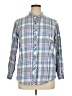 Blair Plaid Blue Long Sleeve Button-Down Shirt Size L - photo 1