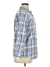 Blair Plaid Blue Long Sleeve Button-Down Shirt Size L - photo 4
