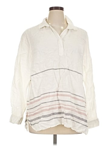 Tahari Long Sleeve Polo (view 1)