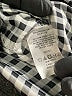Ann Taylor 100% Polyester Houndstooth Silver Long Sleeve Blouse Size L - photo 8