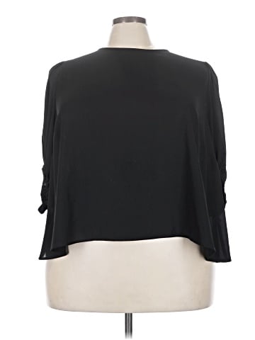 ELOQUII 3/4 Sleeve Top (view 1)