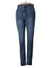 Express Solid Blue Jeans Size 2 - photo 1