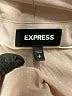 Express 100% Polyester Tan Jacket Size S - photo 6