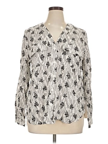 Universal Standard Long Sleeve Blouse (view 1)