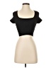 Babaton Black Short Sleeve Top Size XS - photo 1