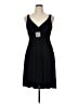 En Focus Studio Solid Black Cocktail Dress Size 14 - photo 1