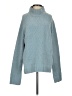 Orvis 100% Polyester Solid Blue Turtleneck Sweater Size S - photo 1