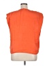 DKNY 100% Polyester Orange Short Sleeve Top Size XL - photo 2