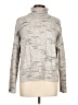 Sanctuary Metallic Silver Turtleneck Sweater Size L - photo 1