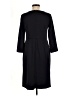 Lands' End Solid Blue Black Casual Dress Size 6 - photo 2