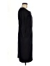 Lands' End Solid Blue Black Casual Dress Size 6 - photo 4