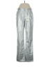 KANCAN JEANS 100% Polyurethane Metallic Silver Jeans Size 5 (petite) - photo 1