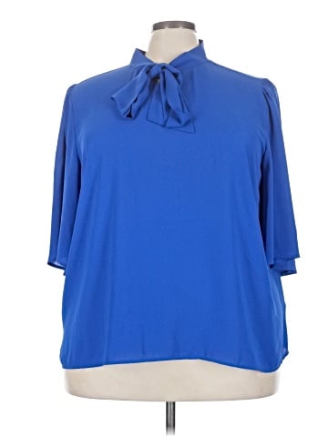 ELOQUII 3/4 Sleeve Blouse (view 1)