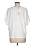 Bobi 100% Cotton White Short Sleeve Top Size M - photo 2