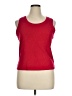 Rafaella Red Sleeveless T-Shirt Size XL - photo 1