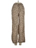 Uniqlo 100% Rayon Print Brown Casual Pants Size XS - photo 1