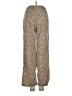 Uniqlo 100% Rayon Print Brown Casual Pants Size XS - photo 2