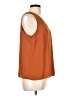 Nine West Orange Sleeveless Top Size L - photo 4