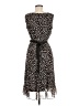 Studio I 100% Polyester Polka Dots Black Cocktail Dress Size 8 - photo 2