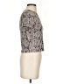 Babaton Animal Print Silver Short Sleeve Turtleneck Size XS - photo 4