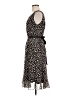 Studio I 100% Polyester Polka Dots Black Cocktail Dress Size 8 - photo 5