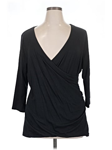 Soft Surroundings 3/4 Sleeve Top (view 1)