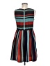Blu Pepper 100% Polyester Stripes Teal Casual Dress Size M - photo 2