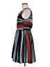 Blu Pepper 100% Polyester Stripes Teal Casual Dress Size M - photo 5