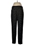 Ann Taylor 100% Polyester Polka Dots Black Casual Pants Size 10 - photo 2