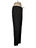 Ann Taylor 100% Polyester Polka Dots Black Casual Pants Size 10 - photo 4