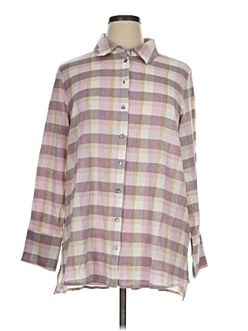 Soft Surroundings Long Sleeve Button-Down Shirt (view 1)