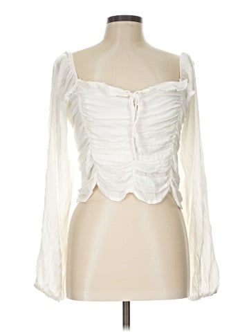 BCBGeneration Long Sleeve Blouse (view 1)