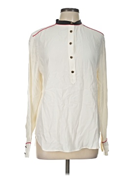 Rag & Bone Long Sleeve Silk Top