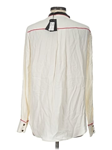 Rag & Bone Long Sleeve Silk Top (view 2)