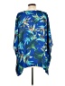 Jaclyn Smith 100% Polyester Blue 3/4 Sleeve Blouse Size L - photo 2